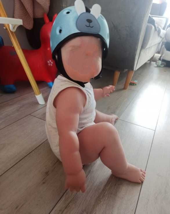 KASK do raczkowania ochrona główki dziecka PIERWSZE KROKI obwód 40-52