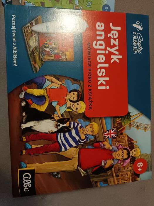 Albik język angielski i atlas świata