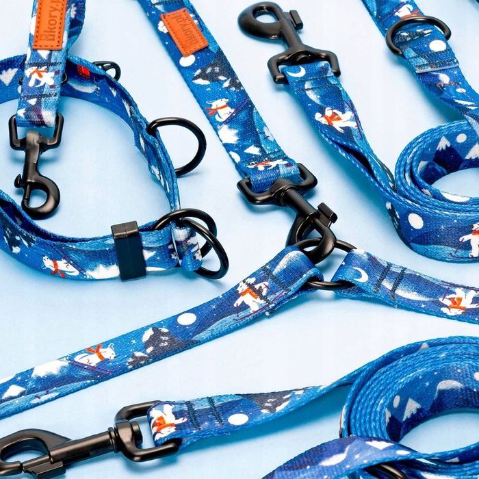 wygodne szelki guard dla średniego psa beagle basenji m 20 mm blue