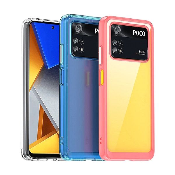 Outer Space Case etui Xiaomi Poco M4 Pro pokrowiec z elastyczną ramką