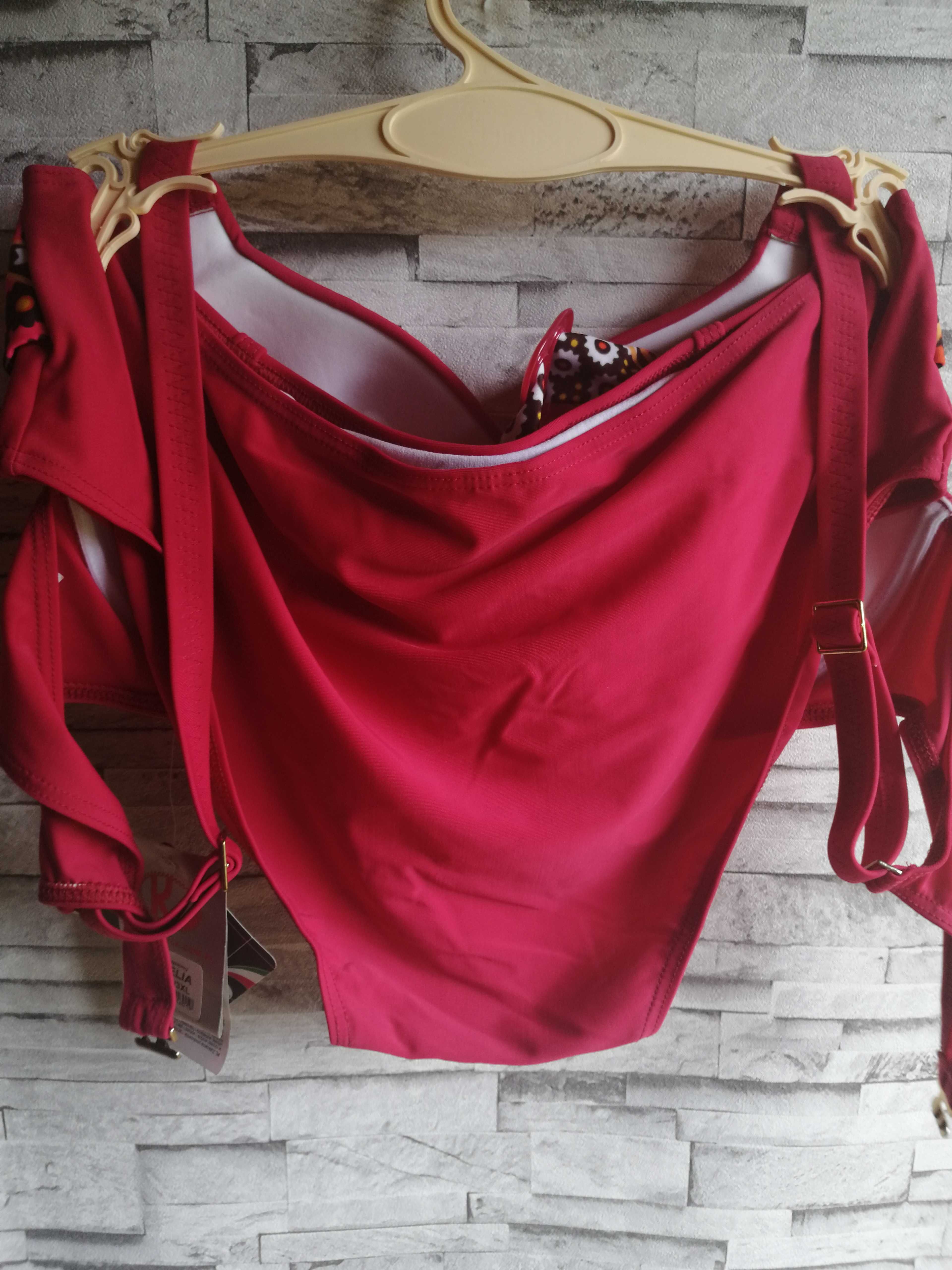 nowy strój kąpielowy dwuczęściowy rozmiar 85D/3XL wzór aurelia