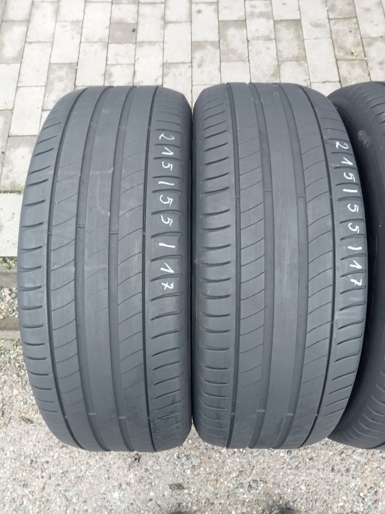 4x Opony Używane Letnie 215/55R17 Letnie Michelin