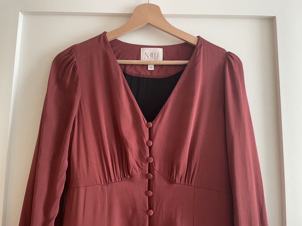 Sukienka Nalu bodywear Marsala XS