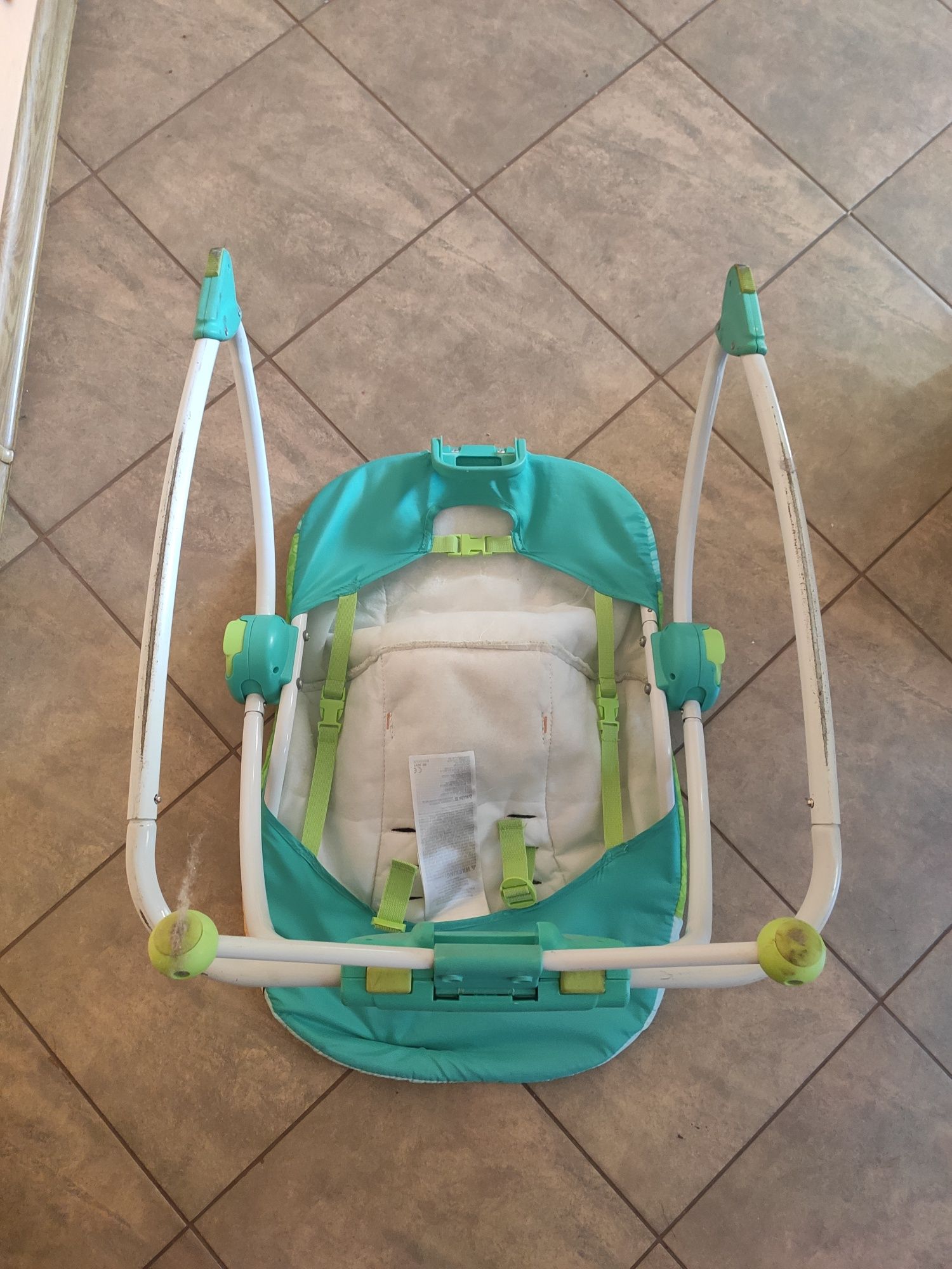 Leżaczek edukacyjny sensoryczny Bujaczek krzesełko dla niemowląt