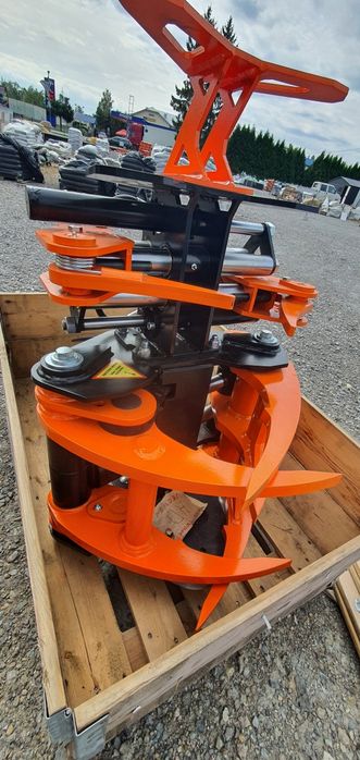 Głowica chwytak koparka ładowarka do wycinania drzewa gałęzi krzaków