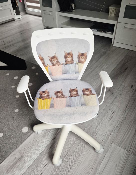 Krzesło biurkowe MINISTYLE - białe dziecięce