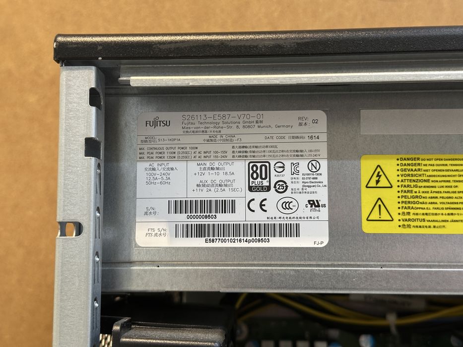 Системний блок сервер Fujitsu Celsius M740/ E5-1650 v4/ 64gb/ M4000/