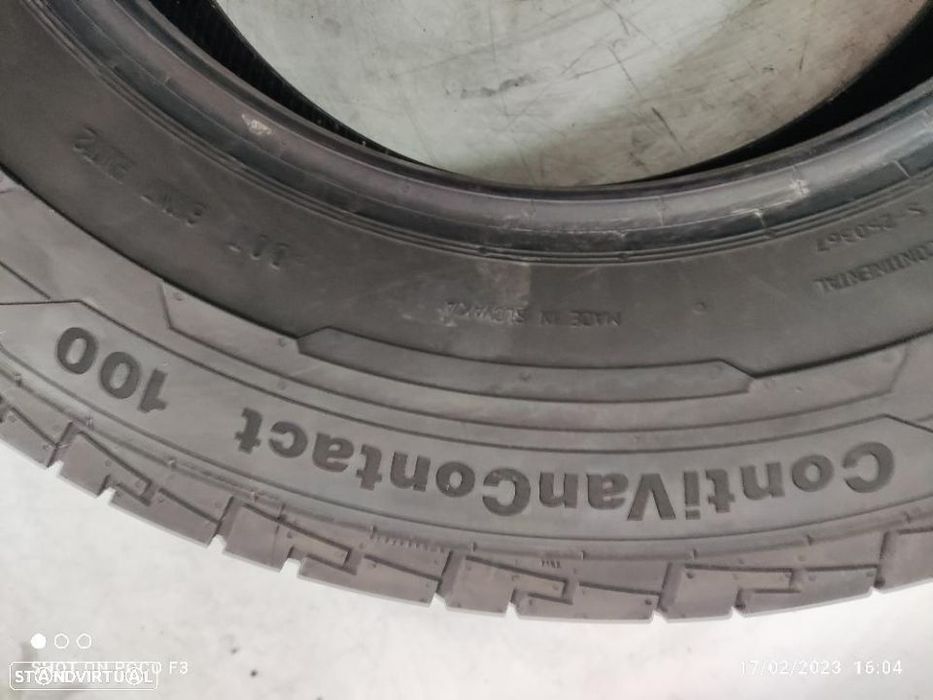 2 pneus semi novos 205-75r16c continental -oferta da entrega