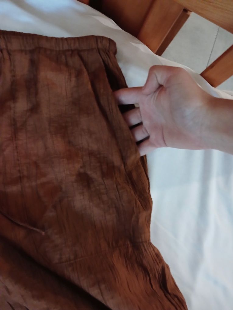 Коричневі жіночі штани Zara
