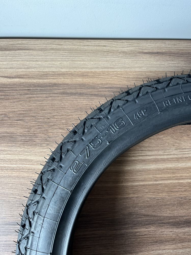 NOWA CZESKA opona 16 x 2.75 ORYGINALNY WZÓR JAWA 50 jawka simson S51