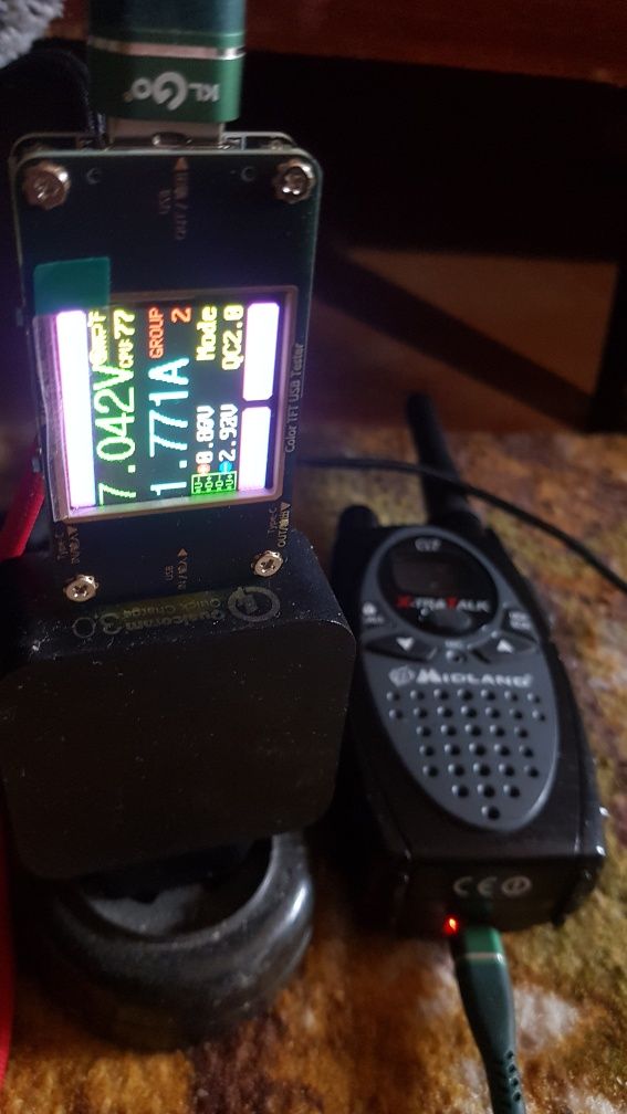 Midland G7XT PMR/LPD usb type-c, быстрая зарядка, 3вт вых мощность