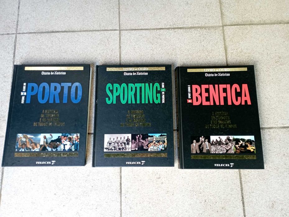 Livros Benfica, Porto, Sporting