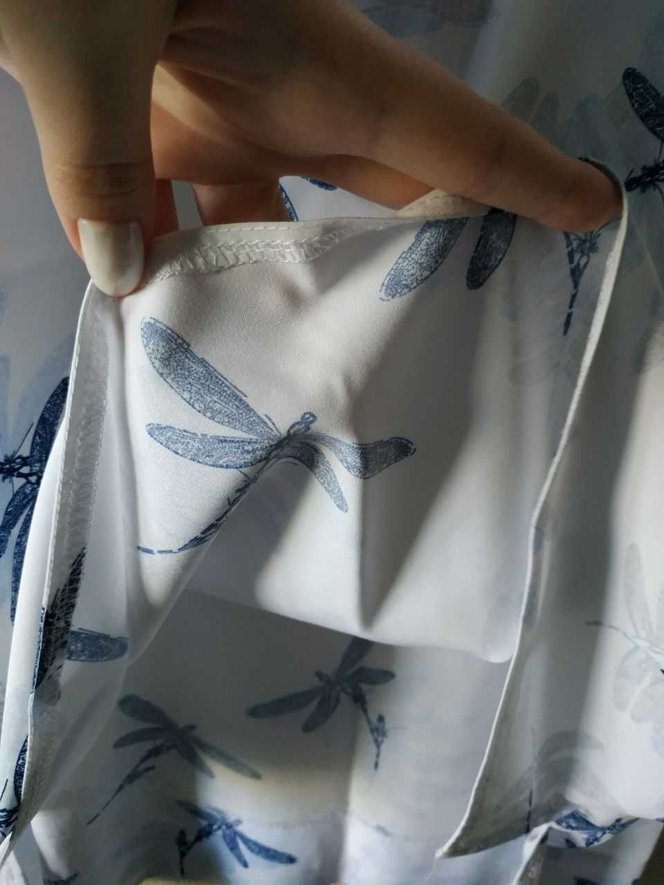 Блузка софт с принтом