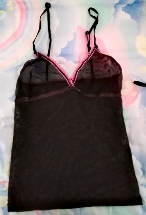 DIA DOS NAMORADOS - Conjunto lingerie, top + cueca 'fio dental' preto