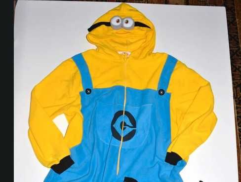 17^ Minionek Minions polarowy strój przebranie piżama M/L