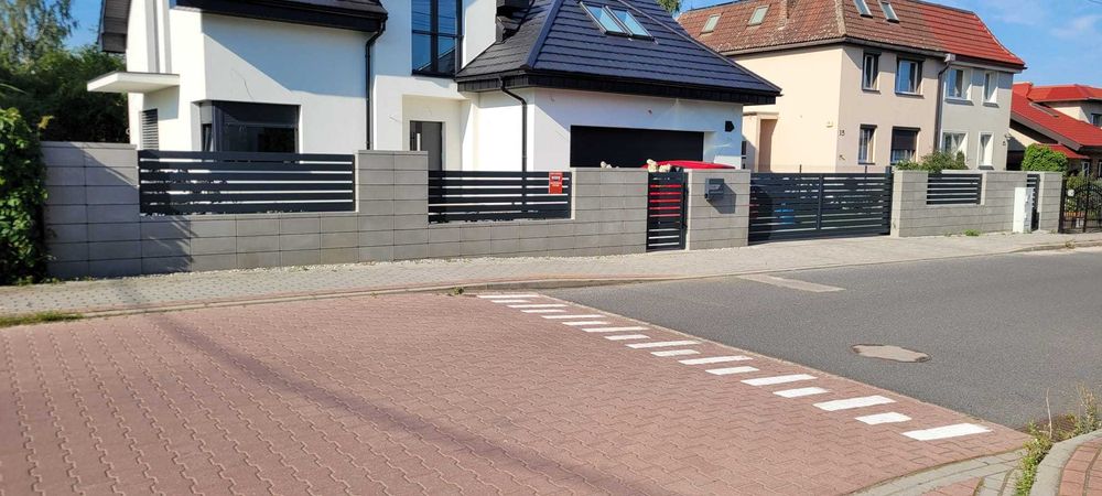 .. Przęsło ogrodzeniowe profil 120x20 płot palisadowy, wysoka jakość!