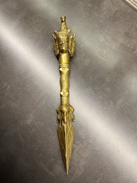 Пхурба, Ваджра, Кила, Дорже, Пурба, тибетский ритуальный нож - 35 см