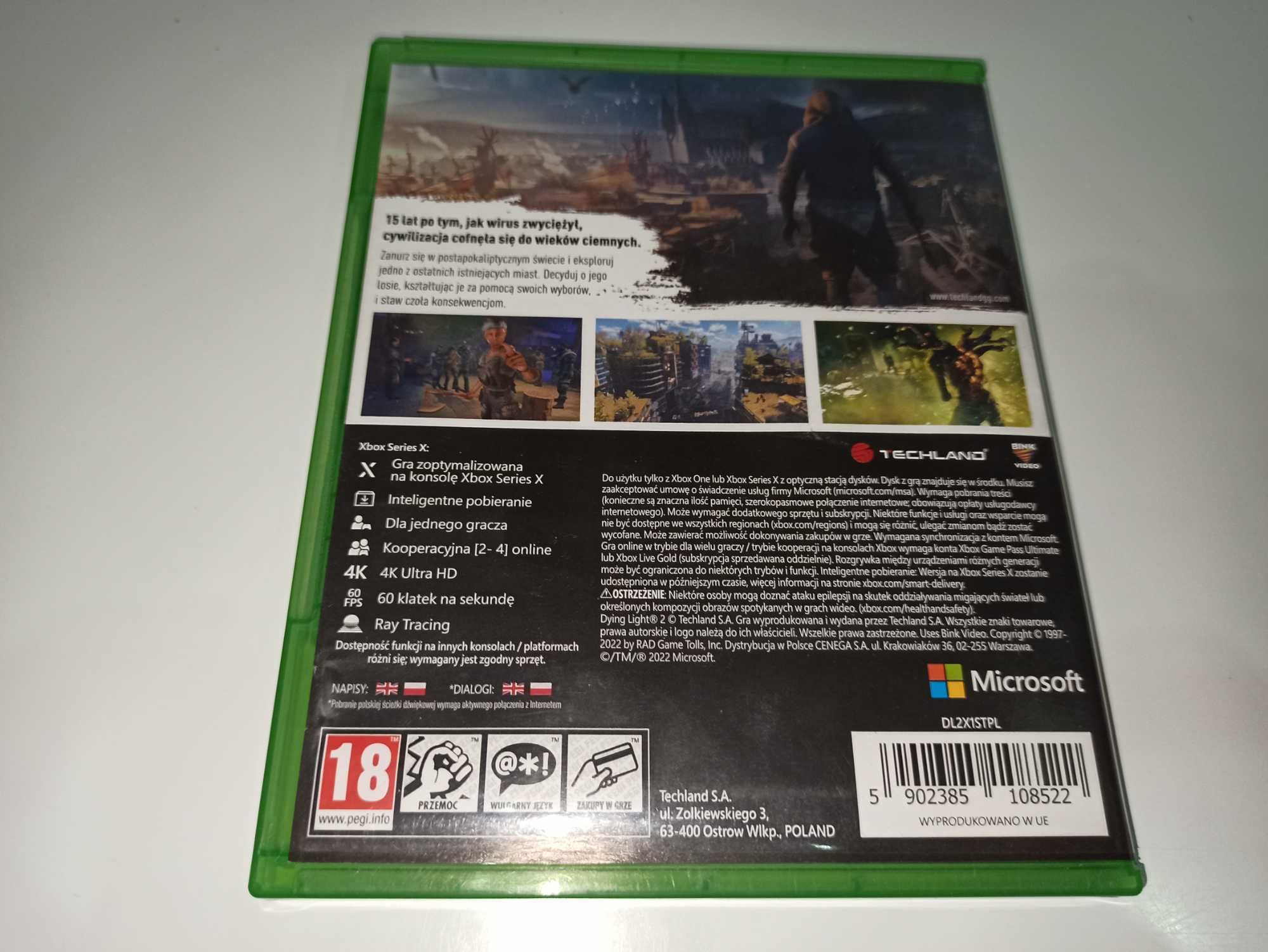 xbox one DYING LIGHT 2 STAY HUMAN postacie mówią po polsku