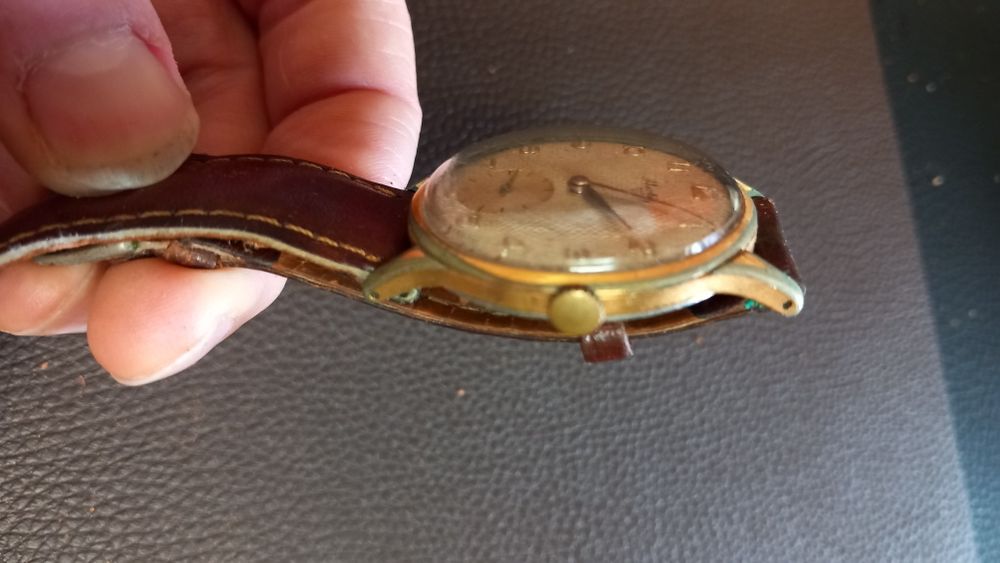 Relógio suíço hertig certina 1950 a funcionar