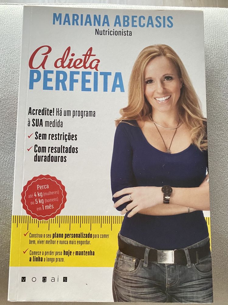 Livro A Dieta Perfeita de Mariana Abecasis
