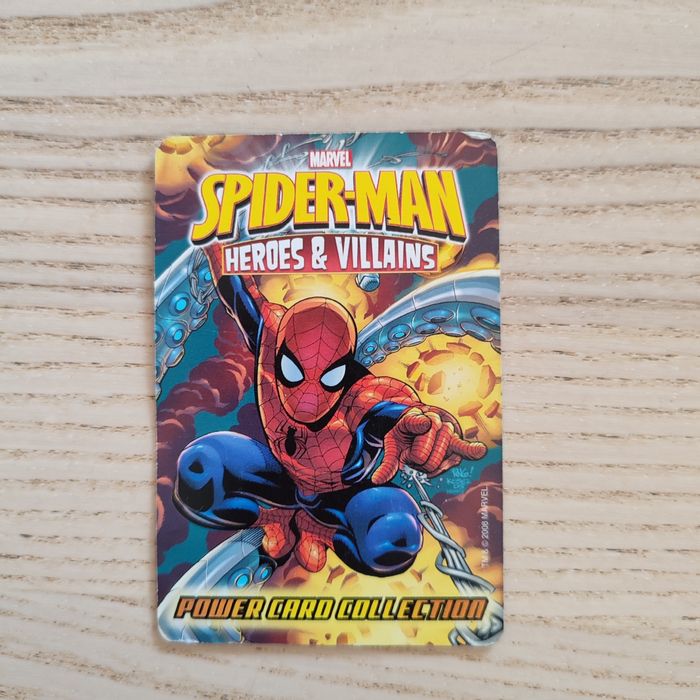 Vulture kolekcjonerska karta ze Spiderman Heroes & Villains Marvel