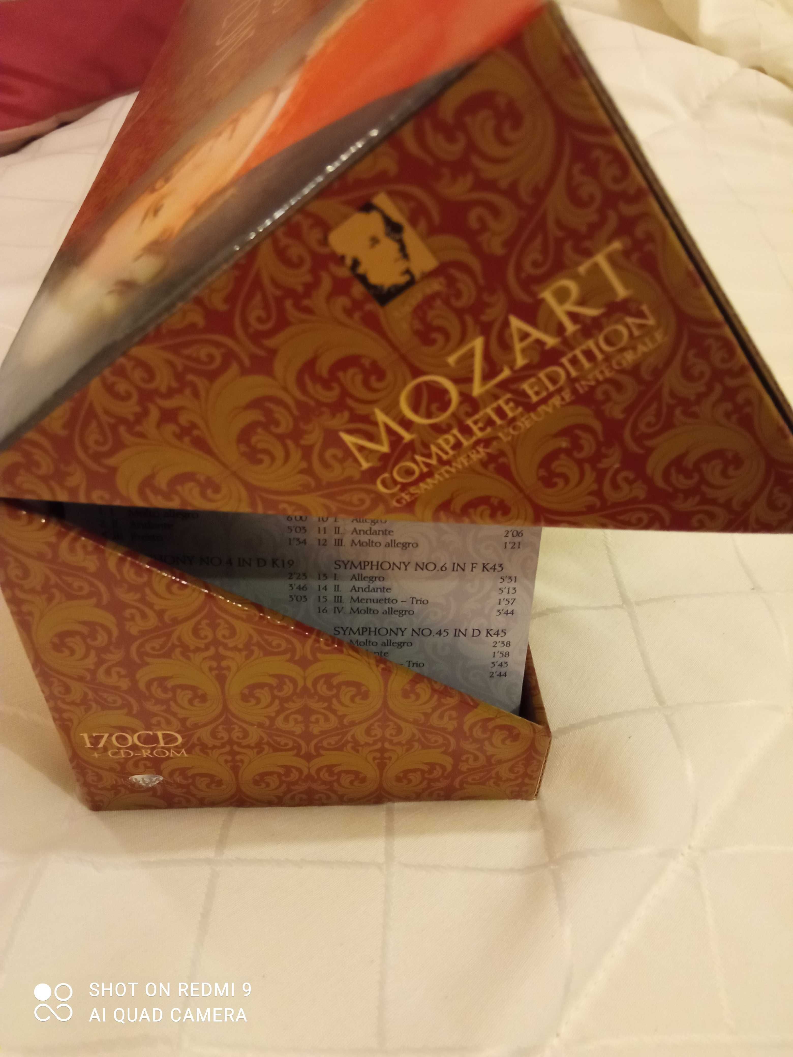 MOZART "a Caixa Vermelha" - 170 CD´s - como NOVOS