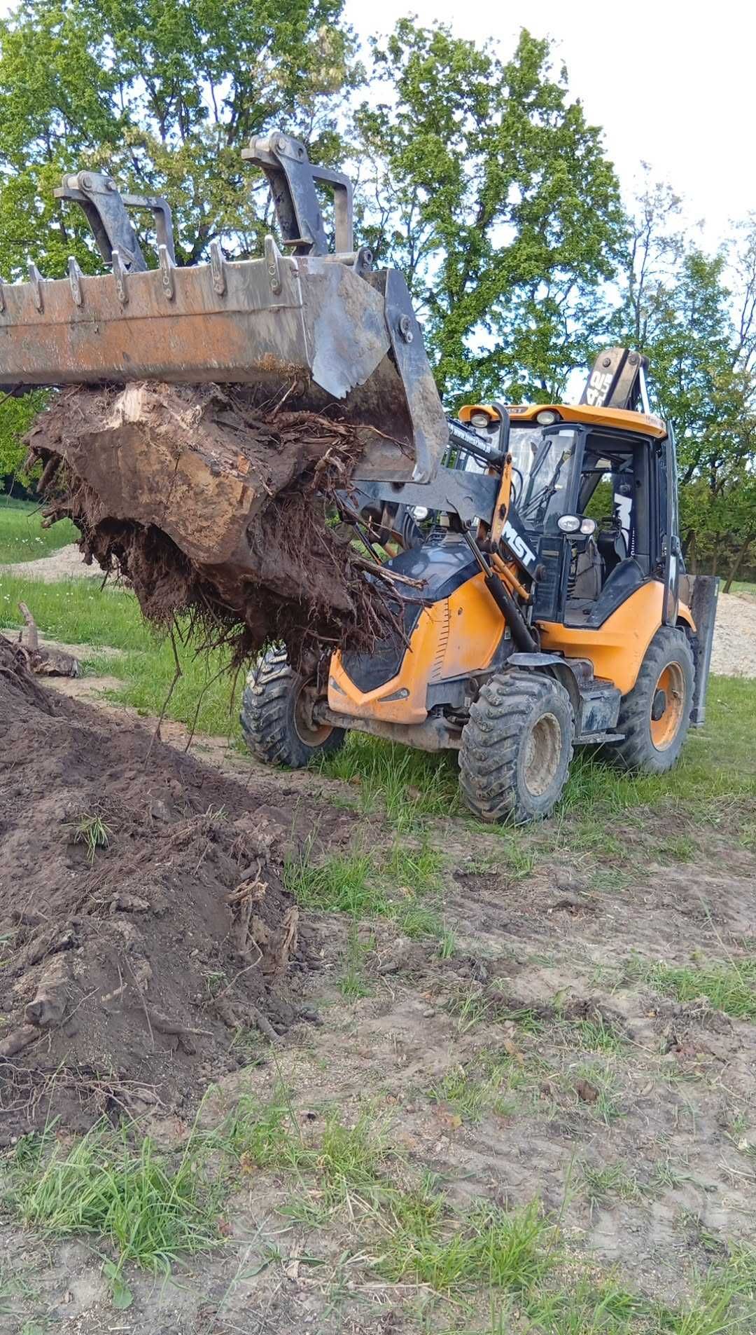 Roboty ziemne ,usługi koparkami ,utwardzanie terenu
