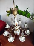 Stary żyrandol prl lampa wisząca zabytek zabytkowa sufitowa