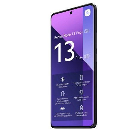 Xiaomi Redmi Note 13 Pro+ | Czarny | 6.67" AMOLED