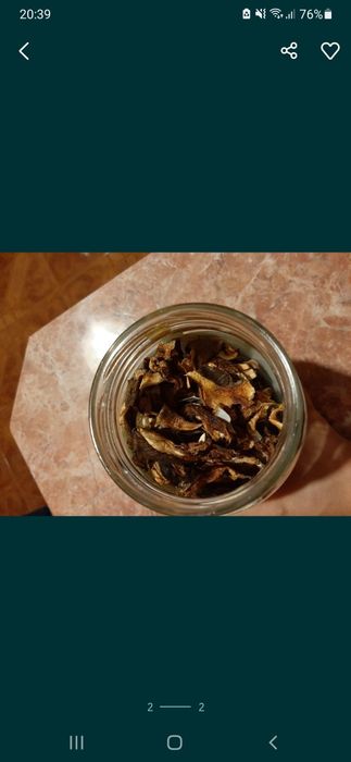 Grzyby suszone sloik 1litrowy