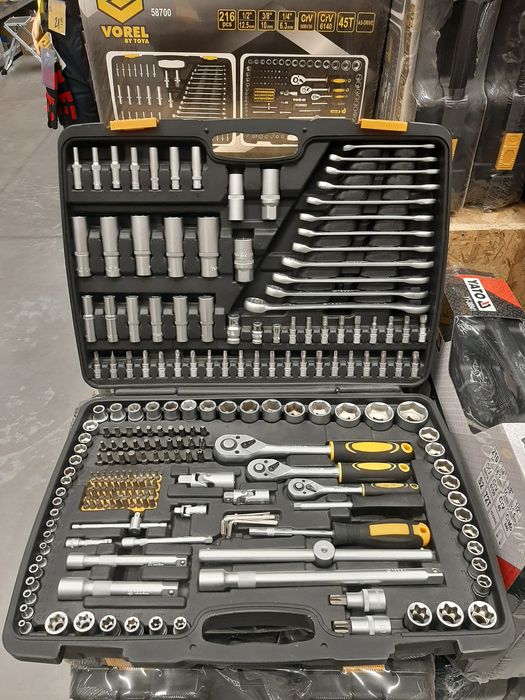 Професійний набір ключів Vorel 216 елементів