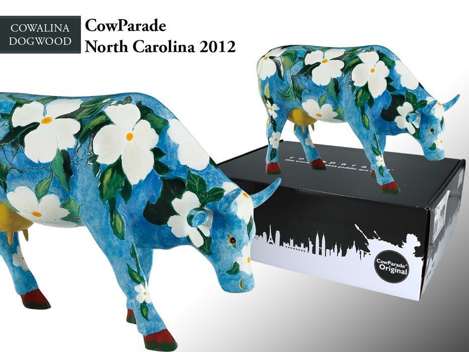 CowParade NC/US 2012, Cowalina Dogwood, autor: Molly Brown Roberts