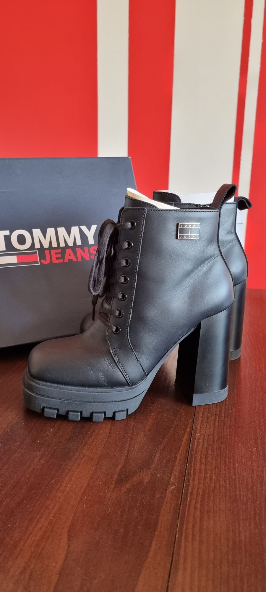 Botki na słupku / obcasie,  Tommy Hilfiger / Tommy Jeans