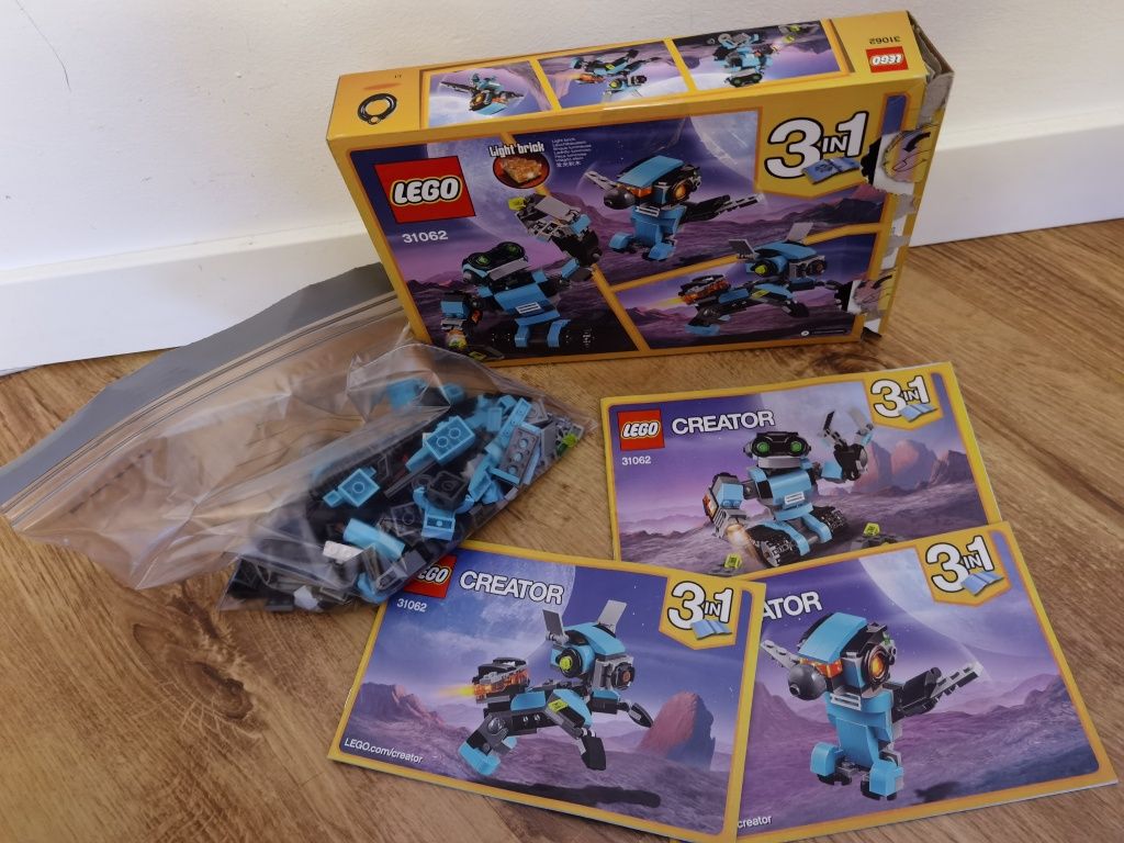 LEGO 31062 Creator 3 w 1 Robot-odkrywca