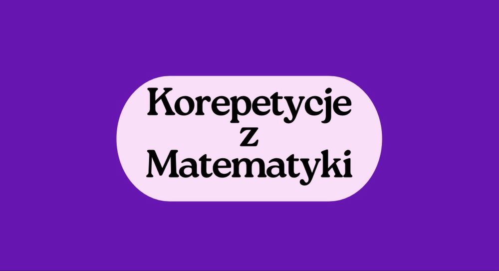 Korepetycje z matematyki