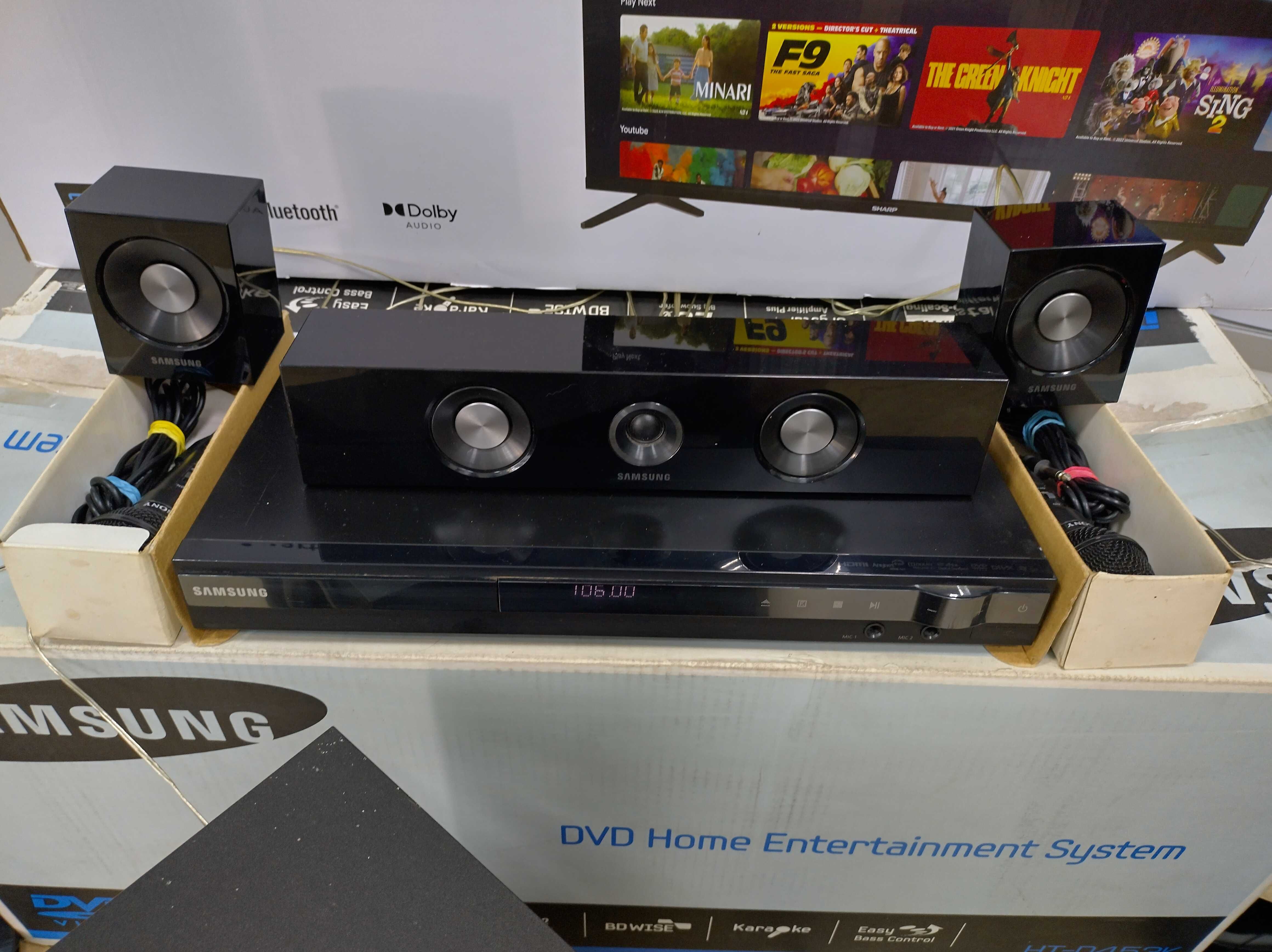 Якісна акустика, домашній кінотеатр з DVD Samsung HT-D453K