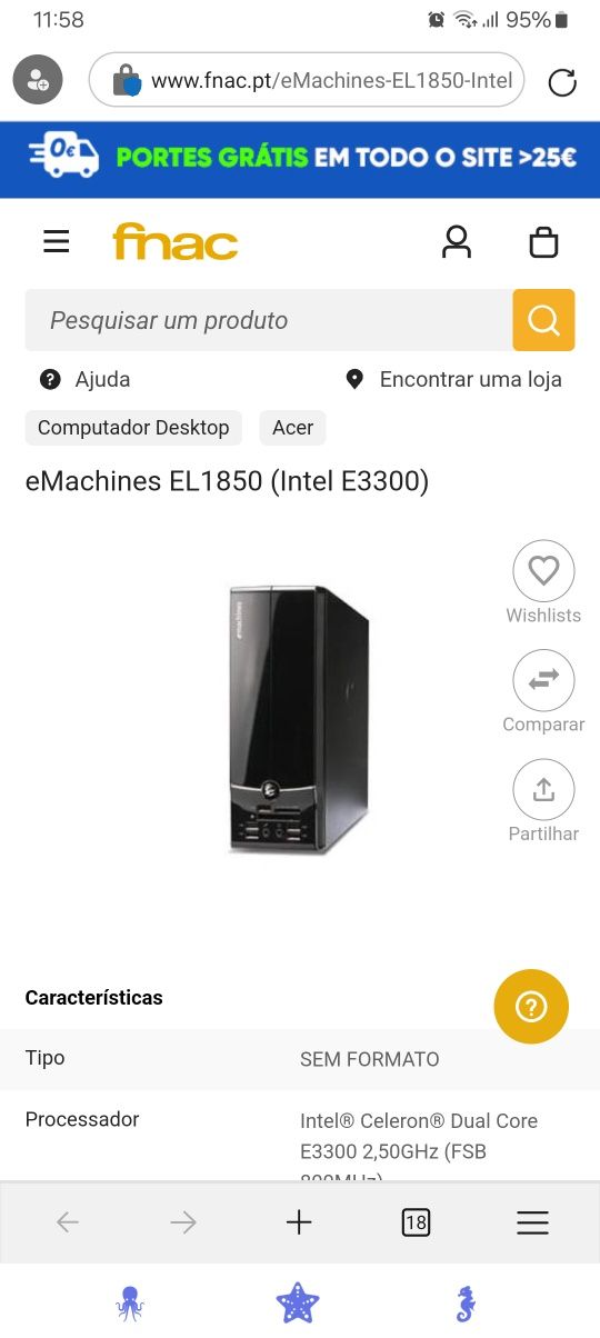 Torre Emachines como nova