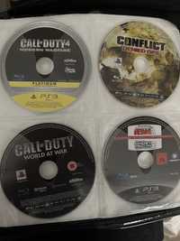 Ps3: jogos de guerra( call of duty/confilct denied ops e rainbox)