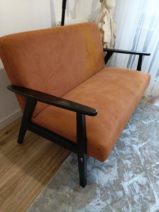 Mini kanapa podwójny fotel retro vintage