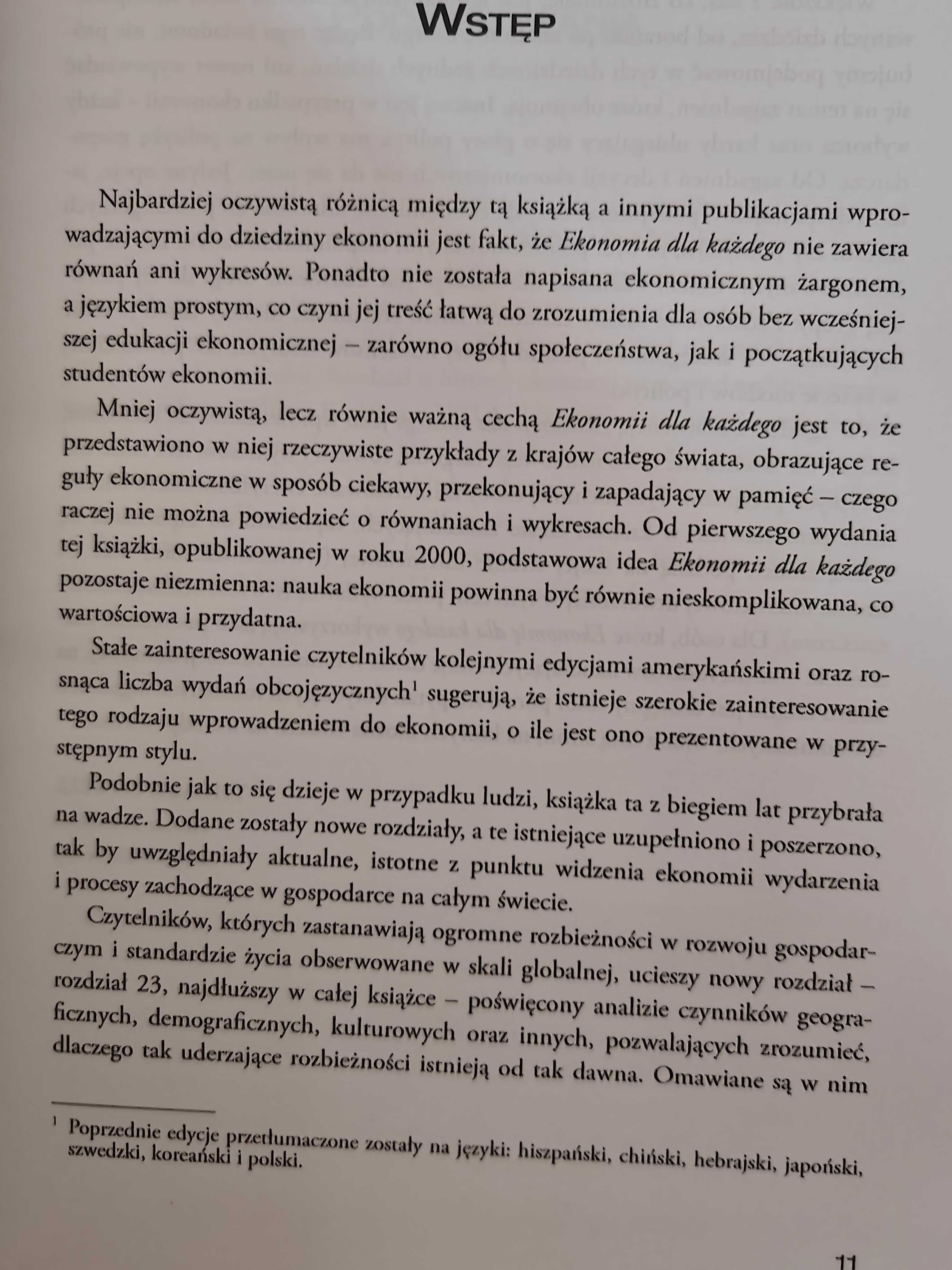 Ekonomia dla każdego Thomas Sowell Nowa