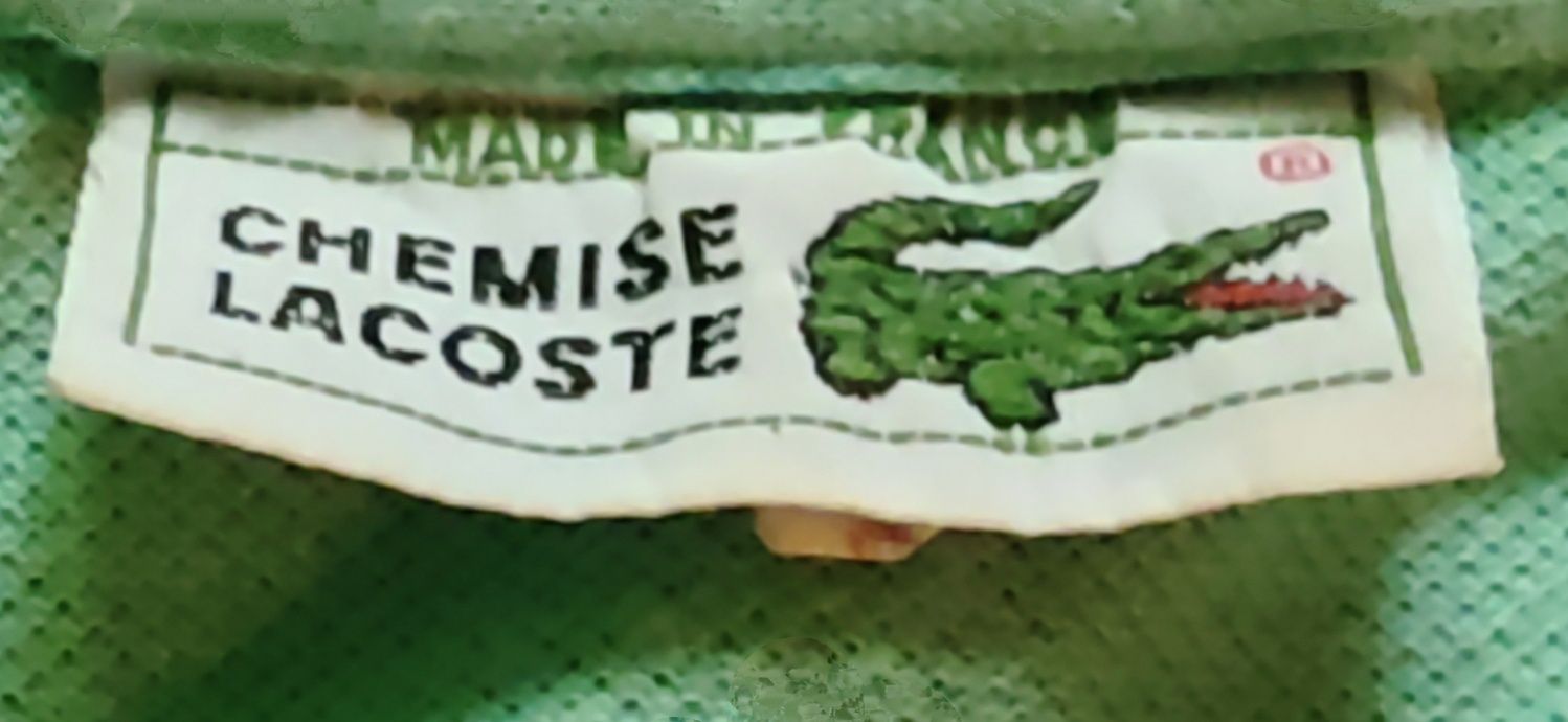 Lacoste Polo green производитель France Оригинал Лакост Размер:L 6