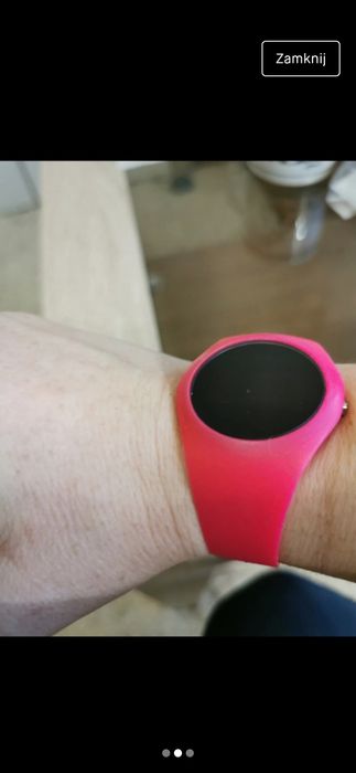 Zegarek led silikonowy