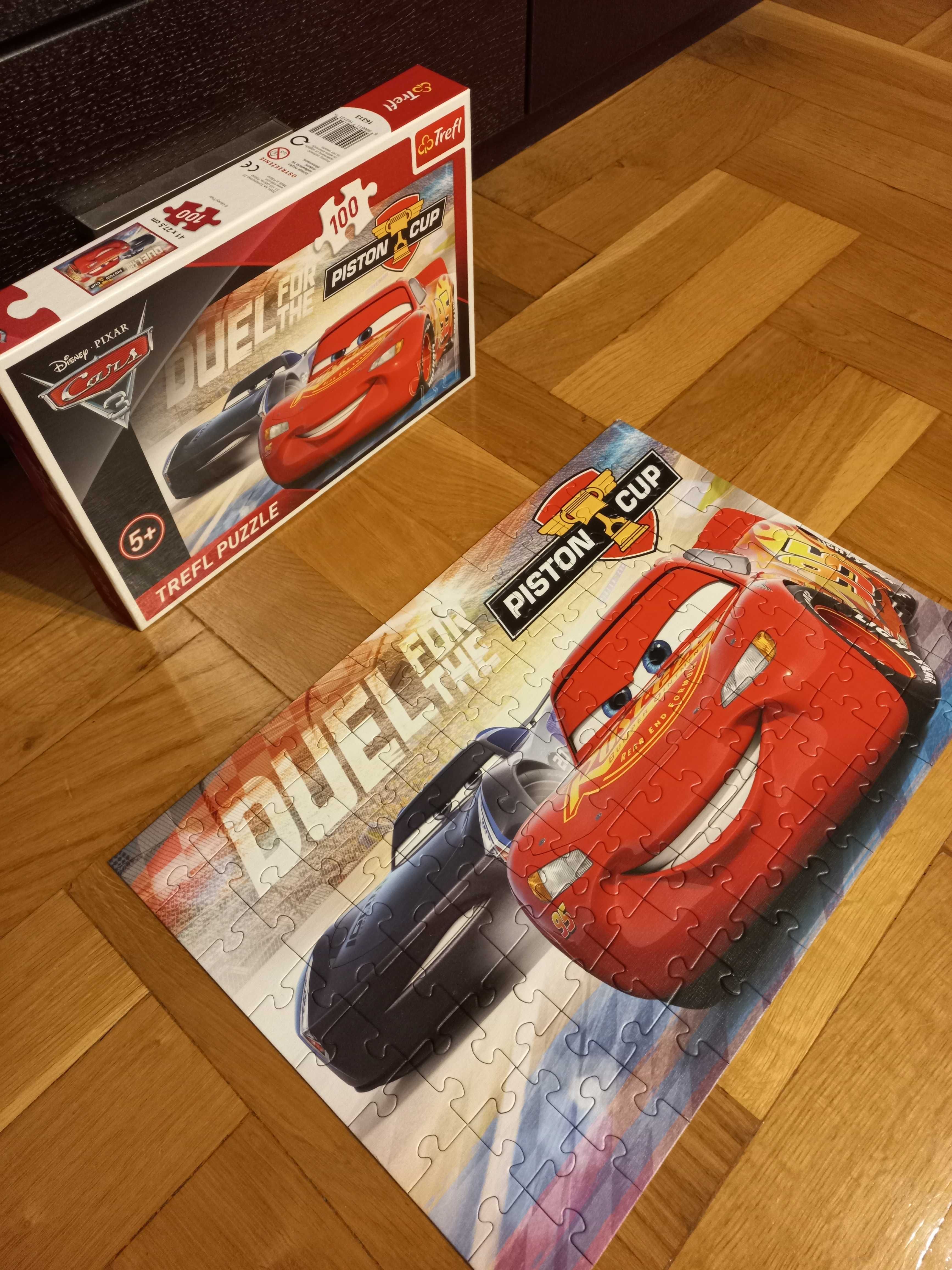 Trefl puzzle Piston Cup Disney Cars 100 el. stan bdb!