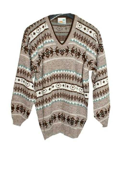 Vintage Kononowicz sweter serek alt oldschool XL