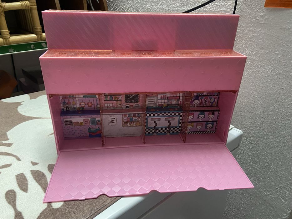 Caixa das lols cor de rosa