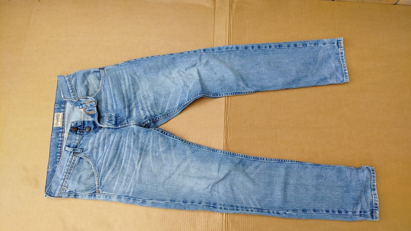 Wrangler Slider spodnie 32/32 bdb jeans jasne *