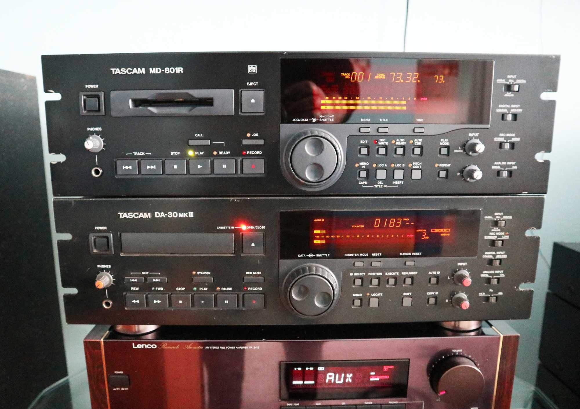 Стойка MD Recorder TASCAM MD-801R Tascam da-30 mkii