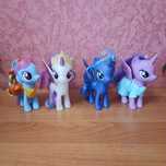 My little pony Селестія, Луна, Радуга Деш, Твайлайт спаркл.