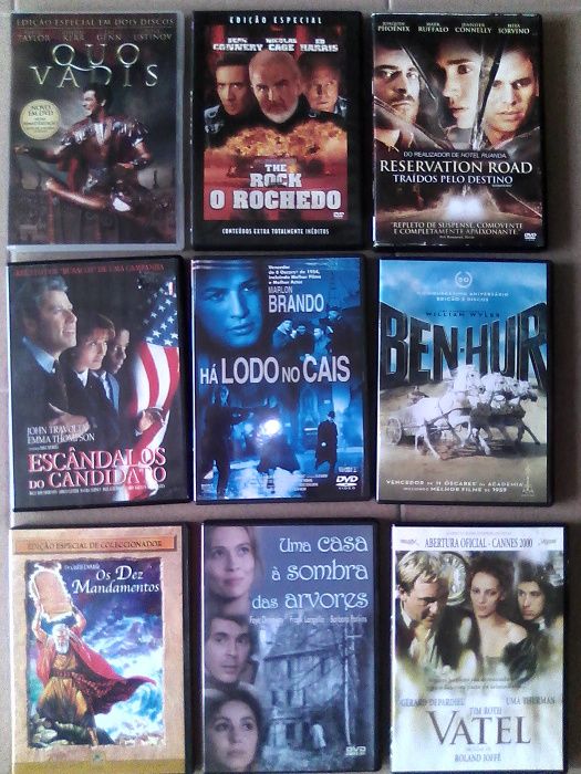 Vendo dvd's novos e alguns selados