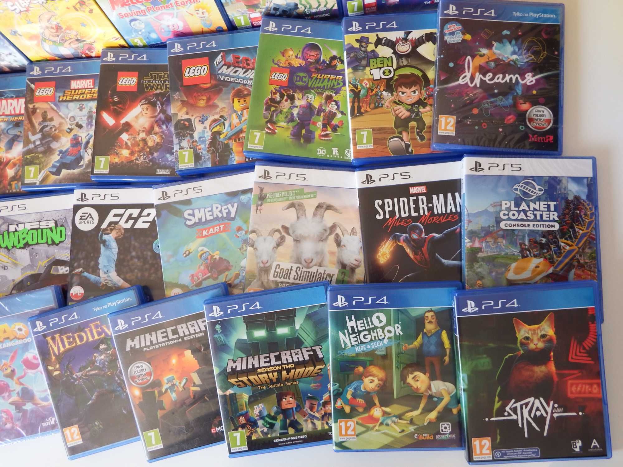 MINECRAFT PL PS4 / PS5 gry DLA DZIECI Sony Playstation PS4 + PS5